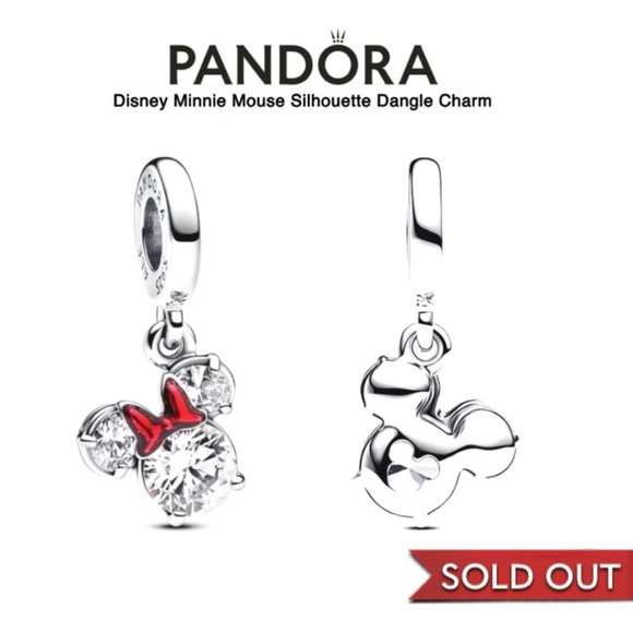 Pandora Jewelry - PANDORA Disney Minnie Mouse Silhouette Christmas Dangle Charm w/box
